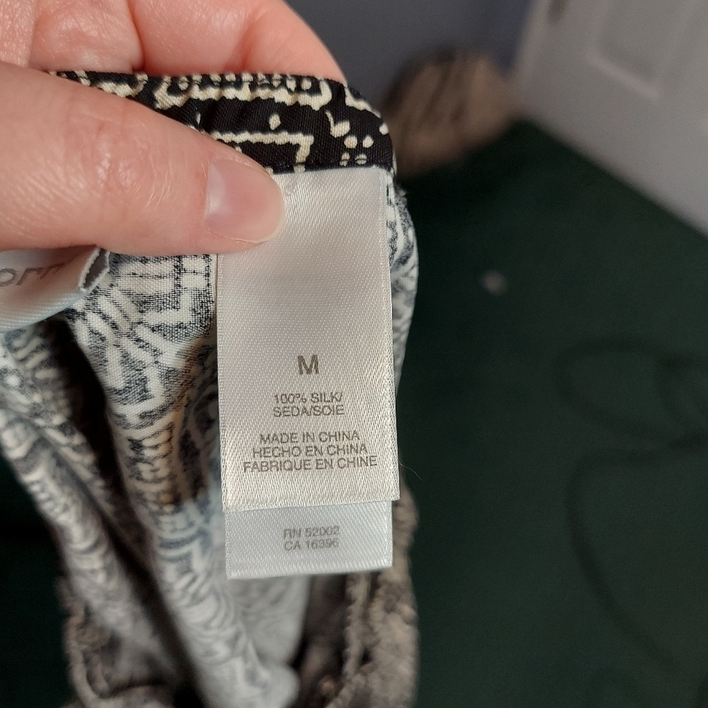 Liz Claiborne Size Medium Silk Maxi Skirt - Picture 8 of 8